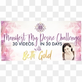 Manifesting My Desire Challenge Day, HD Png Download - calligraphy border png