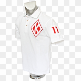 Kappa Alpha Psi Signature Polo Is A White Pique Polo - Polo Shirt, HD Png Download - kappa alpha psi diamond png