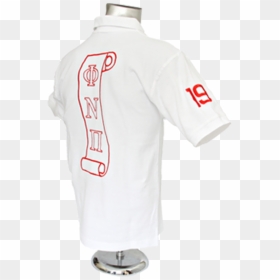 Kappa Alpha Psi Signature Polo Is A White Pique Polo - Polo Shirt, HD Png Download - kappa alpha psi diamond png