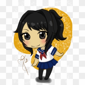 Yandere Chan - Cartoon, HD Png Download - yandere chan png