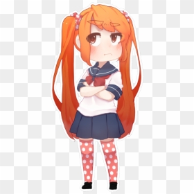 Tsundere From Yandere Simulator, HD Png Download - yandere chan png
