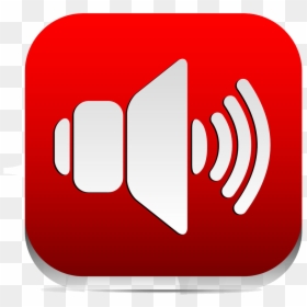 Speaker Icon Red, HD Png Download - sirens png