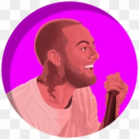 Pink Circle Mac And Ari, HD Png Download - mac miller png