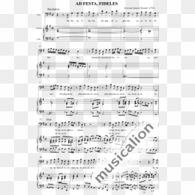 Rossetti, Giovanni Antonio - La Bamba Partitura Violin, HD Png Download - festa png