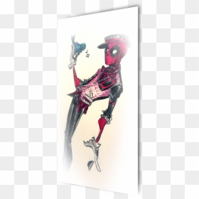 Deadpool - Illustration, HD Png Download - harley quinn cartoon png
