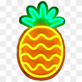 #neonlights #neon #lights #pineapple #abacaxi🍍 #freetoedit - Neo Lights Clip Art, HD Png Download - abacaxi png