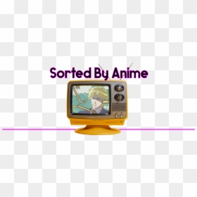 Tv With Text - Led-backlit Lcd Display, HD Png Download - anime demon png