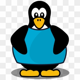 Penguin Wearing A Shirt Clipart, HD Png Download - penguin.png