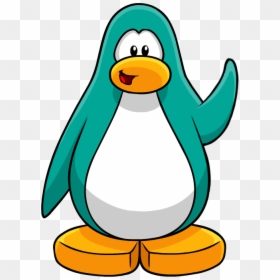 Start Module Penguin Waving - Club Penguin Light Blue Penguin, HD Png Download - penguin.png