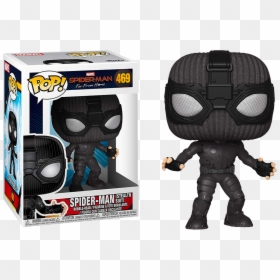 Far From Home - Funko Pop Spider Man Stealth Suit, HD Png Download - spider man webs png