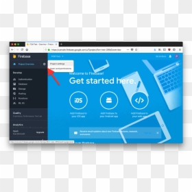 Function Firebase Dashboard, HD Png Download - firebase png