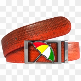 Arnold Palmer Snakeskin Leather Belt In Red - Belt, HD Png Download - arnold palmer png