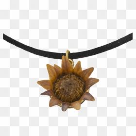 Choker Necklace With Blessing Flower - Locket, HD Png Download - choker necklace png