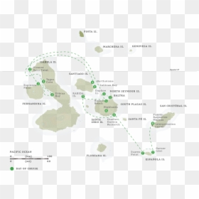 Baltra Island, Galapagos Cruise Itinerary - Map, HD Png Download - richard dawkins png