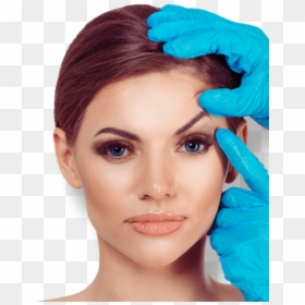 A Surgeon Working On A Woman"s Face - Girl, HD Png Download - womans face png