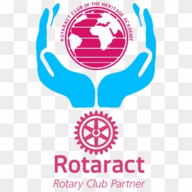 The Heritage Academy Logo - Rotary And Rotaract, HD Png Download - rotaract logo png