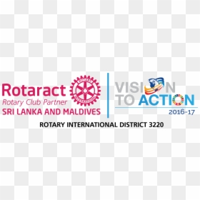 Rotaract Full Logo - Graphic Design, HD Png Download - rotaract logo png