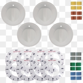 Electric Range Knob White, HD Png Download - knob png