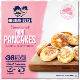 Belgian Brothers Mini Pancakes, HD Png Download - pancake breakfast png