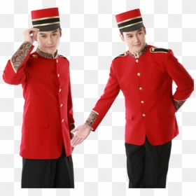 Hotel Bellhop Uniform, HD Png Download - uniform png