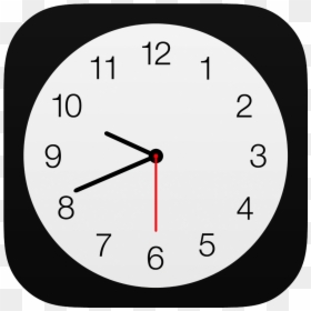 Time Clock App Icon - Clipart Transparent Background Clock, HD Png Download - time clock png