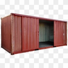 20ft Storage Container With Barn Doors - Shipping Container, HD Png Download - storage container png