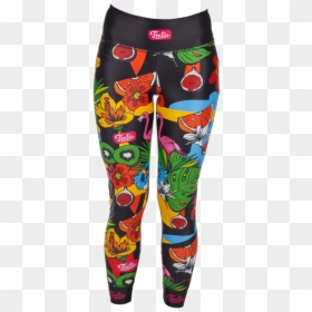 Unique Print Leggings - Leggings, HD Png Download - fruta png
