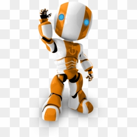 Robot-wave - 3d Robot, HD Png Download - burger king mascot png