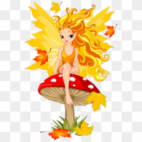 Autumn Fairy, HD Png Download - fairy vector png