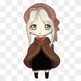Bloodborne Face Facial Expression Human Hair Color - Chibi Doll From Bloodborne, HD Png Download - bloodborne hunter png