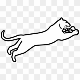 Panther Clip Art Black And White, HD Png Download - cheetah face png