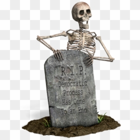 Skeleton Tombstone, HD Png Download - fallen png
