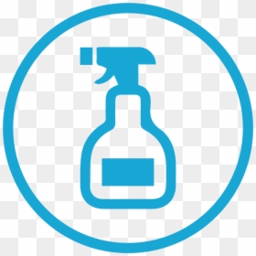 Spray Bottle For Surface And Subsurface Cleaning Icon - Vector Spray Bottle Png, Transparent Png - janitorial supplies png