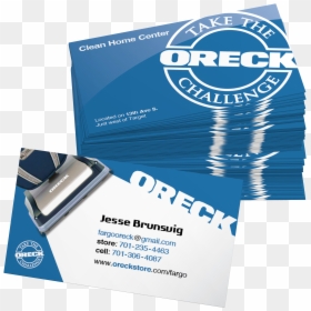 Oreck - Brochure, HD Png Download - business card stack png