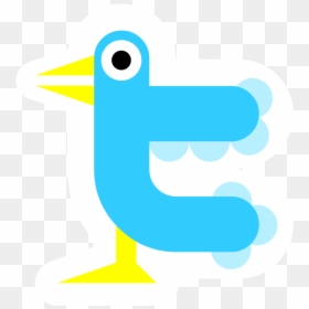 Twitschervogel01 Derived From Twitter-t - Twitter, HD Png Download - twitter bird logo png transparent