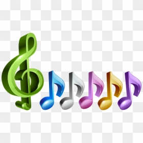 Decorative Music Notes Clipart Png - Note Decorative Music Png, Transparent Png - music notes clip art png