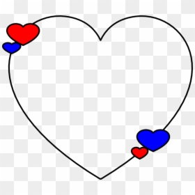 Red And Blue Heart Png, Transparent Png - small red heart png