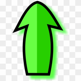 Arrow Pointing Up - Png Point Up Green Transparent, Png Download - cute arrows png