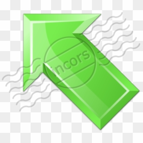 Arrows Icon Blue Diagonal, HD Png Download - green arrow up png