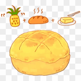 Girly Clipart Pineapple - Pineapple Bun Clipart, HD Png Download - pineapple drawing png