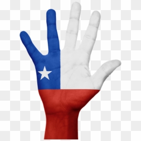 Chile Flag Hand, HD Png Download - pulgar arriba png