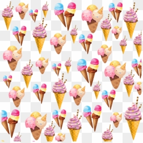Transparent Clipart Icecream - Ice Cream Background Png, Png Download - cool pattern png