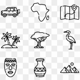 Design Icon Vector Png, Transparent Png - africa vector png