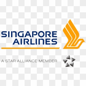 Singapore Airlines Star Alliance Logo, HD Png Download - singapore airlines logo png