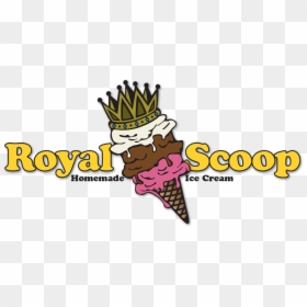 Royal Ice Cream Logo, HD Png Download - ice cream scoops png