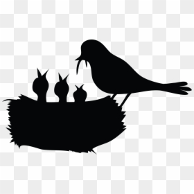 Illustration, HD Png Download - sparrow silhouette png