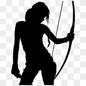 Human Behavior Clip Art Silhouette Line - Field Archery, HD Png Download - archery target png