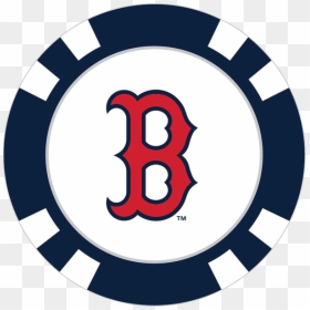 Boston Red Sox Poker Chip Ball Marker - Logos And Uniforms Of The Boston Red Sox, HD Png Download - casino chip png