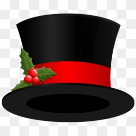 Christmas Hat Transparent Christmas Top Hat Png Free - Santa Hat Transparent Clipart, Png Download - xmas hat png
