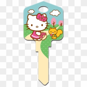 - Rose Gold Hello Kitty , Png Download - Happy Birthday Hello Kitty Card, Transparent Png - springtime png